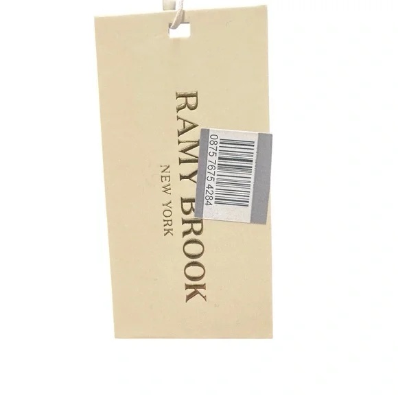 NWT Ramy Brook Women's Printed Margie Off The Shoulder Long Sleeve Top US Small - Picture 10 of 11